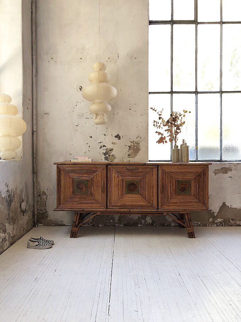 Tropicalist rattan sideboard 60