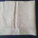 Drap ancien en métis brodé main