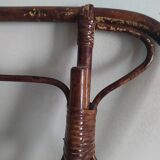 Vintage bamboo coat hanger
