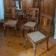 Lot de 5 chaises cannées