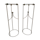 Pair of garden columns design