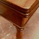 Table a jeu de style Louis Philippe en acajou et placage XIX siècle