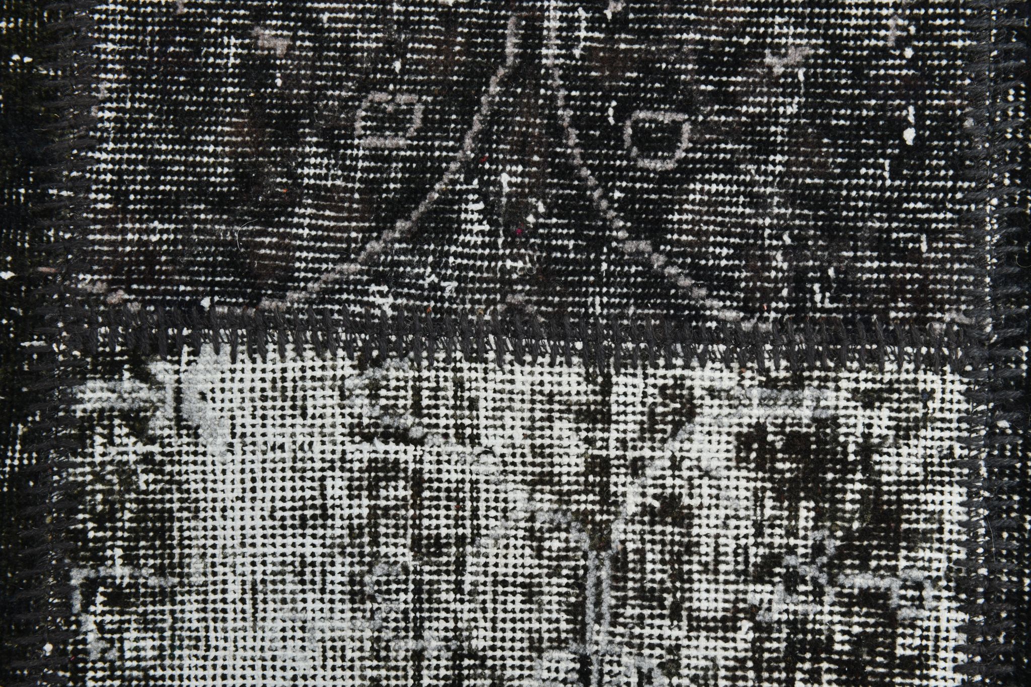 Tapis oriental blanc & noir 311x213
