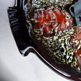 5 fish plates by Marius Giuge for Vallauris