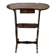 Kidney-shaped table in mahogany veneer, Louis XVI style, 20th century.