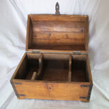 Wooden bottle holder box