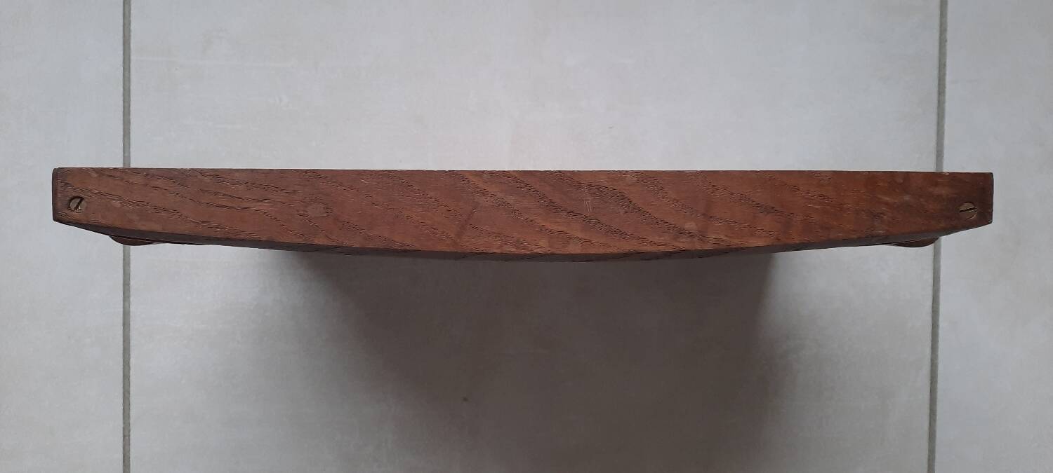 Plateau bois et verre