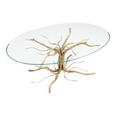 Salvino Marsura tree shaped brutalist coffee table Italy 1970