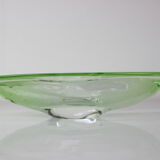 Mid-Century Art Glass Bowl by Zelezno Borske Sklo, 1960's