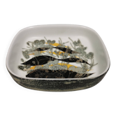 Ceramic Faience dish designed by Ivan Weiss for Royal Copenhagen Denmark