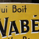 Plaque ancienne publicitaire vabe