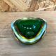 Cendrier Sommerso en verre de Murano en forme de diamant de Flavio Poli pour Seguso