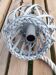 Suspension corde + boule osier