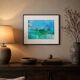 Peinture abstraite originale lumineuse – dlg Nicolas de Stael