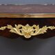 Rosewood, mahogany, and rosewood desk-table, Louis XV style – early 20th century.