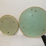 2 old mirror trays