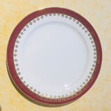 Service vaisselle Sarreguemines porcelaine opaque edwige