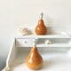Wooden bedside lamp