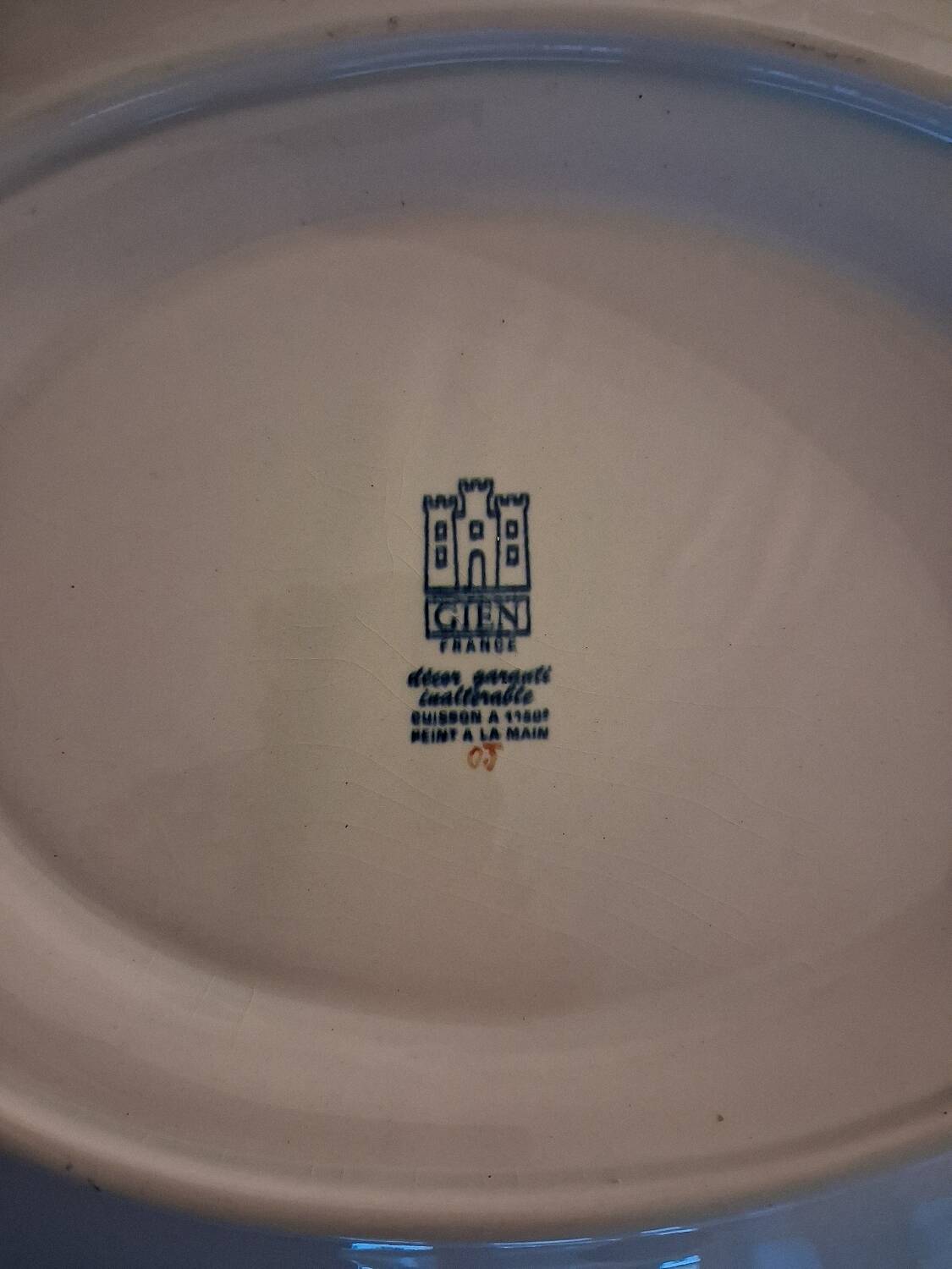 Antique Gien soup tureen