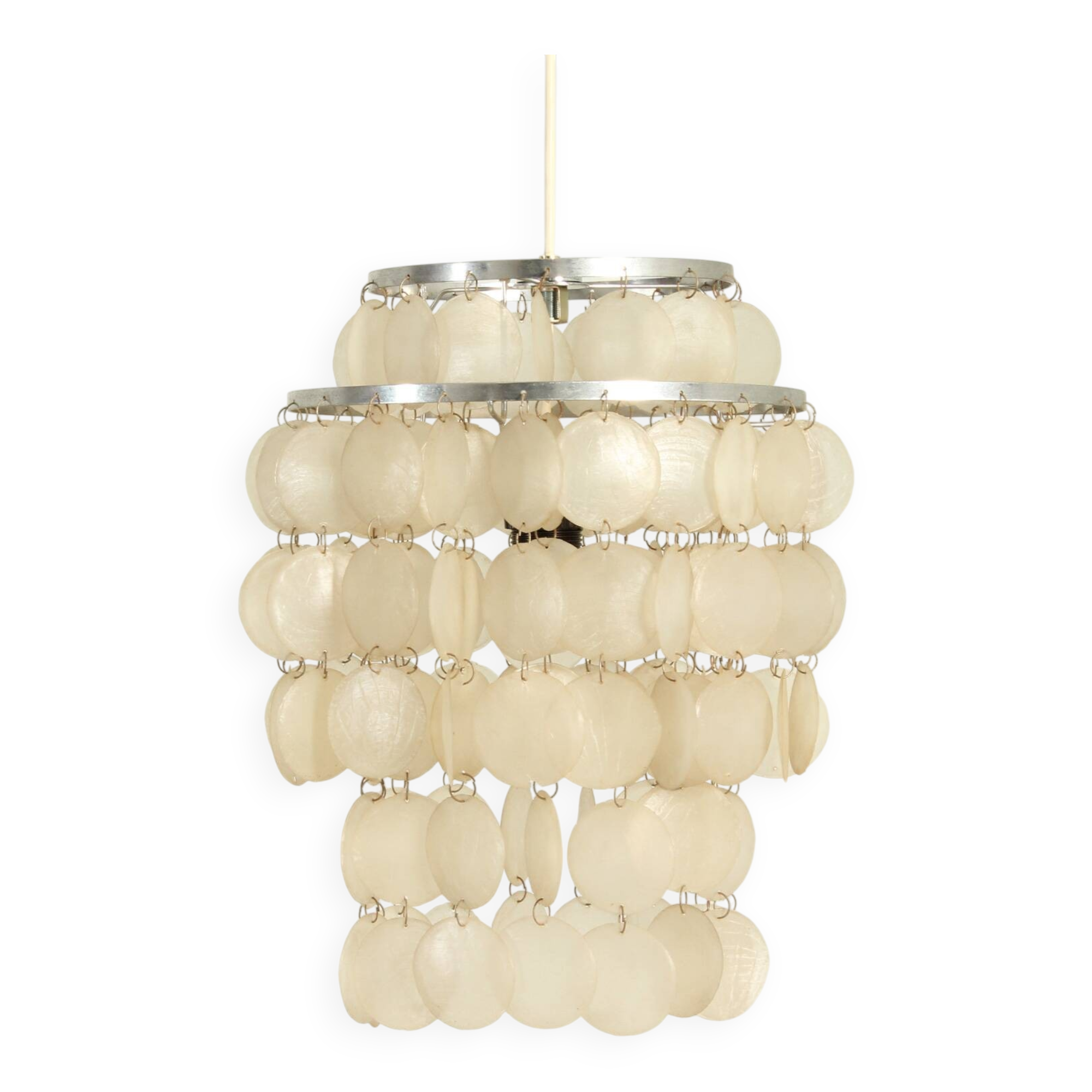 German chandelier in the style of Verner Panton, 1970s.