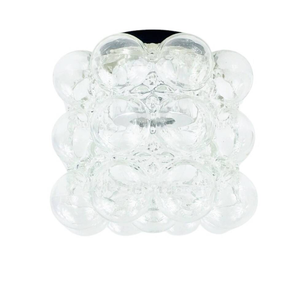Mid-Century Space Age Bubble Glass Ceiling Lamp by H. Tynell, Germany, 60s