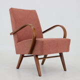 1960s Beech Armchair by Jaroslav Smidek for  TON, Czechoslovakia