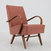Fauteuil des années 1960 par Jaroslav Smidek pour TON, Tchécoslovaquie