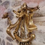 Paire d appliques laiton massif 81 x 49