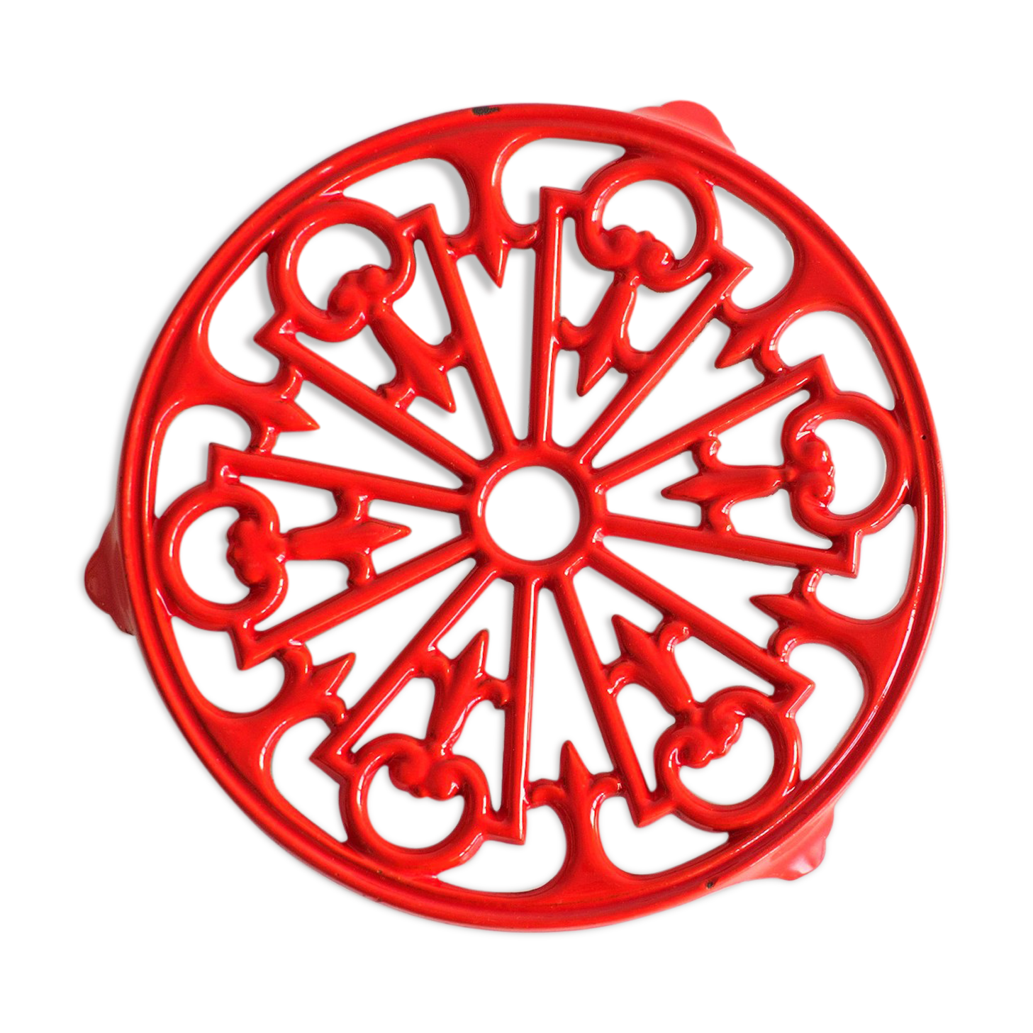 Red cast iron flat