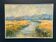 Original Swedish Oil on Canvas – “River Landscape with Mountains”  Vintage