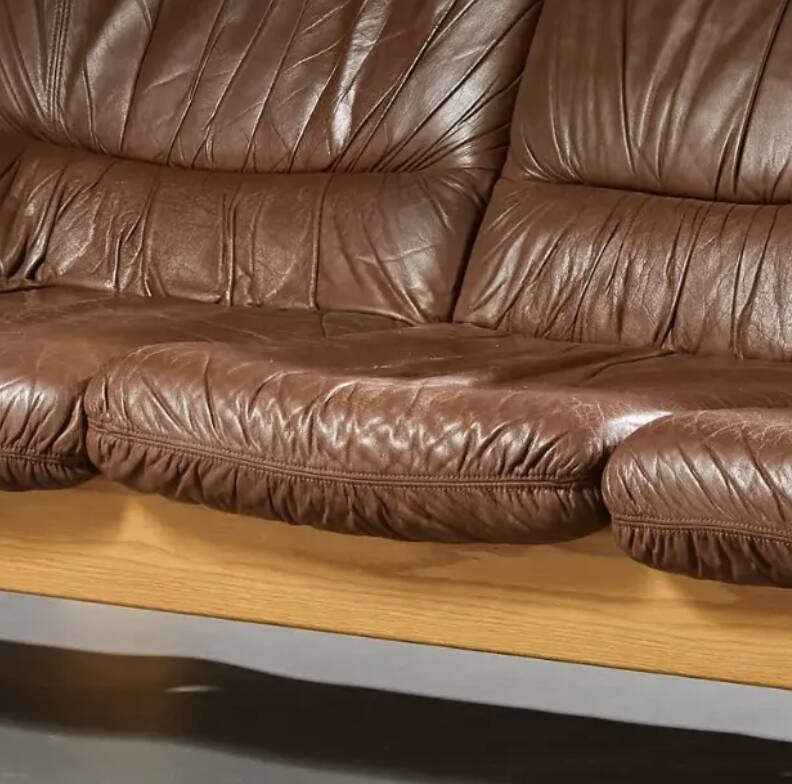 Three-seater sofa by Maison Regain