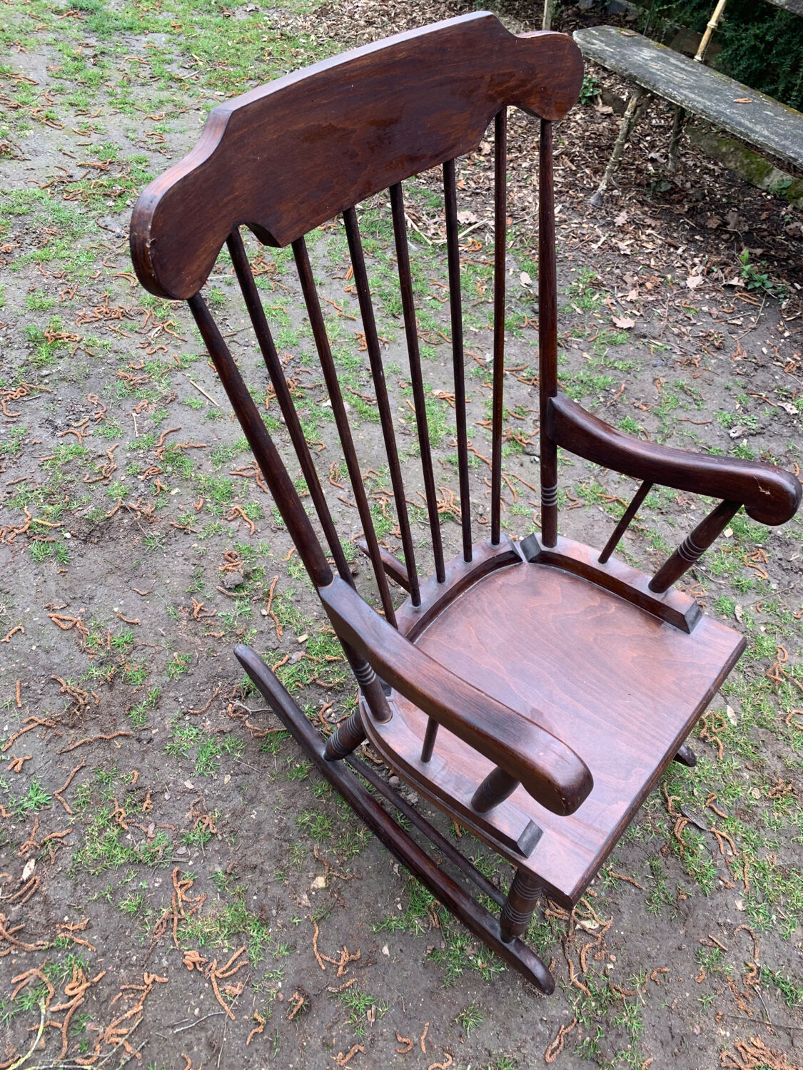 Rocking chair scandinave  annee 50