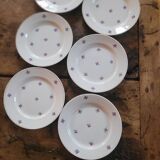 Lunéville KG – assiettes dessert – années 1940