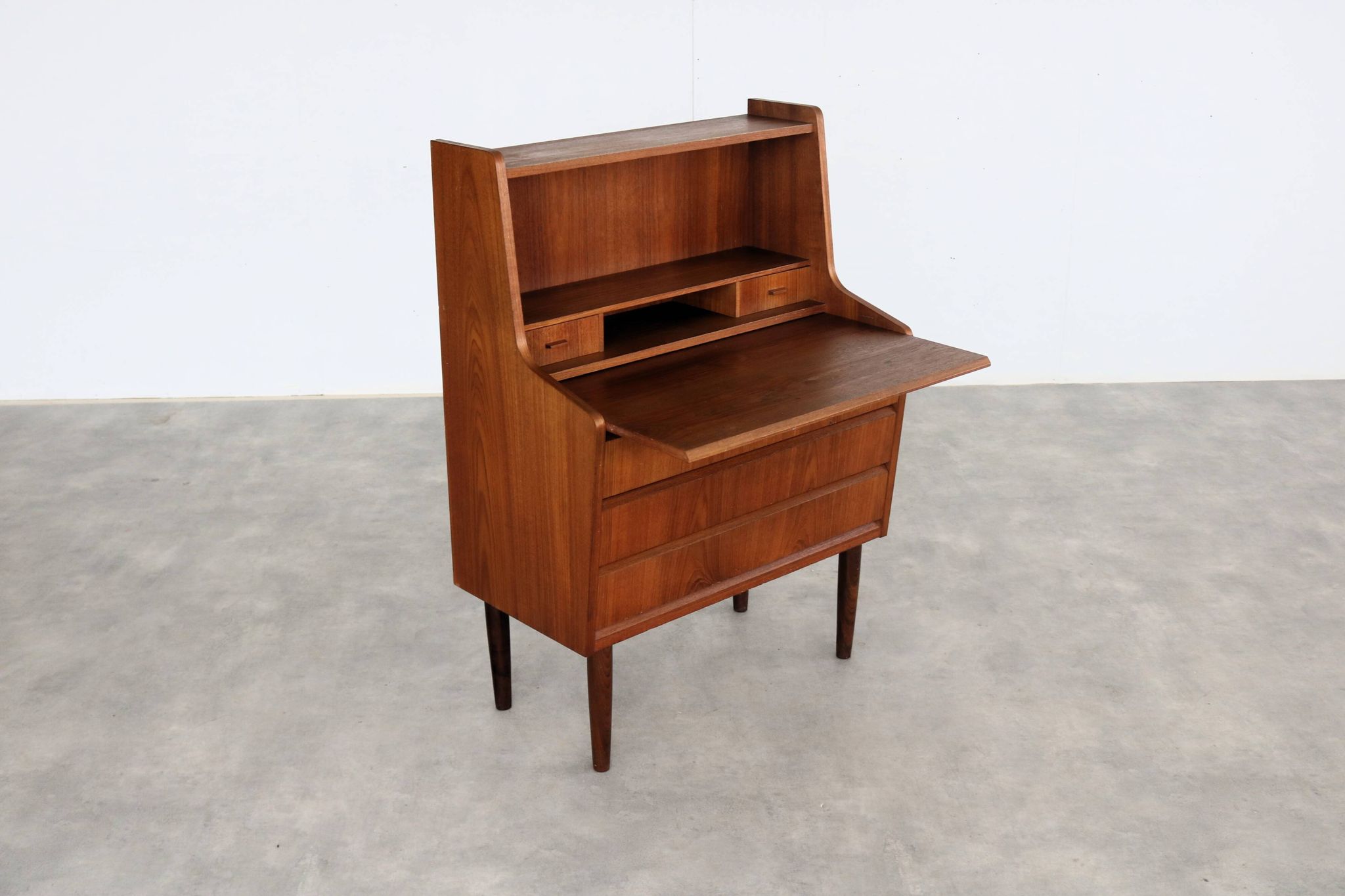 secrétaire vintage | teck | années 1960 | danois