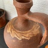 Cruche turque en argile ancienne vases en argile vintage