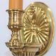 Paire Applique Bronze Doré Style Directoire Lucien Gau