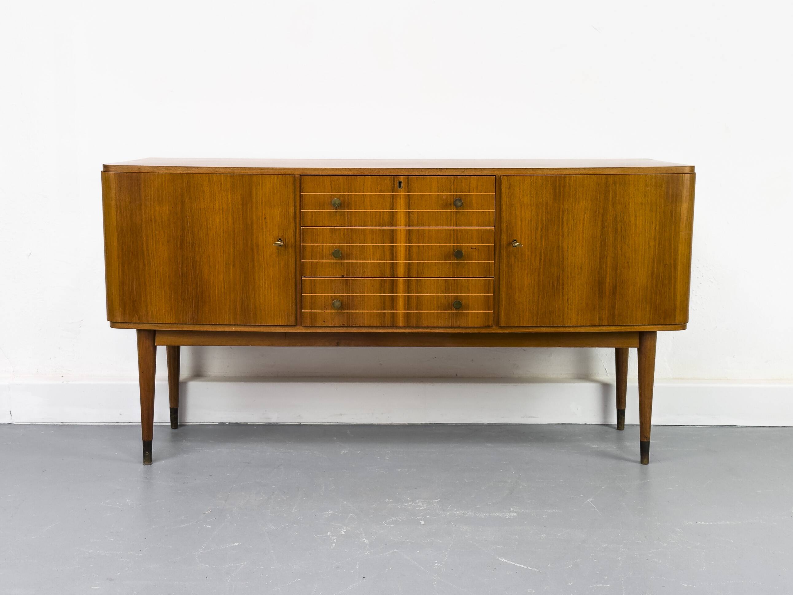 Mid-Century Sideboard in Walnut, 1950s