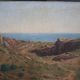 Painting Oil on Canvas Framed, signed Victor Barjon (1845-1920), Cote Rocheuse Bretagne