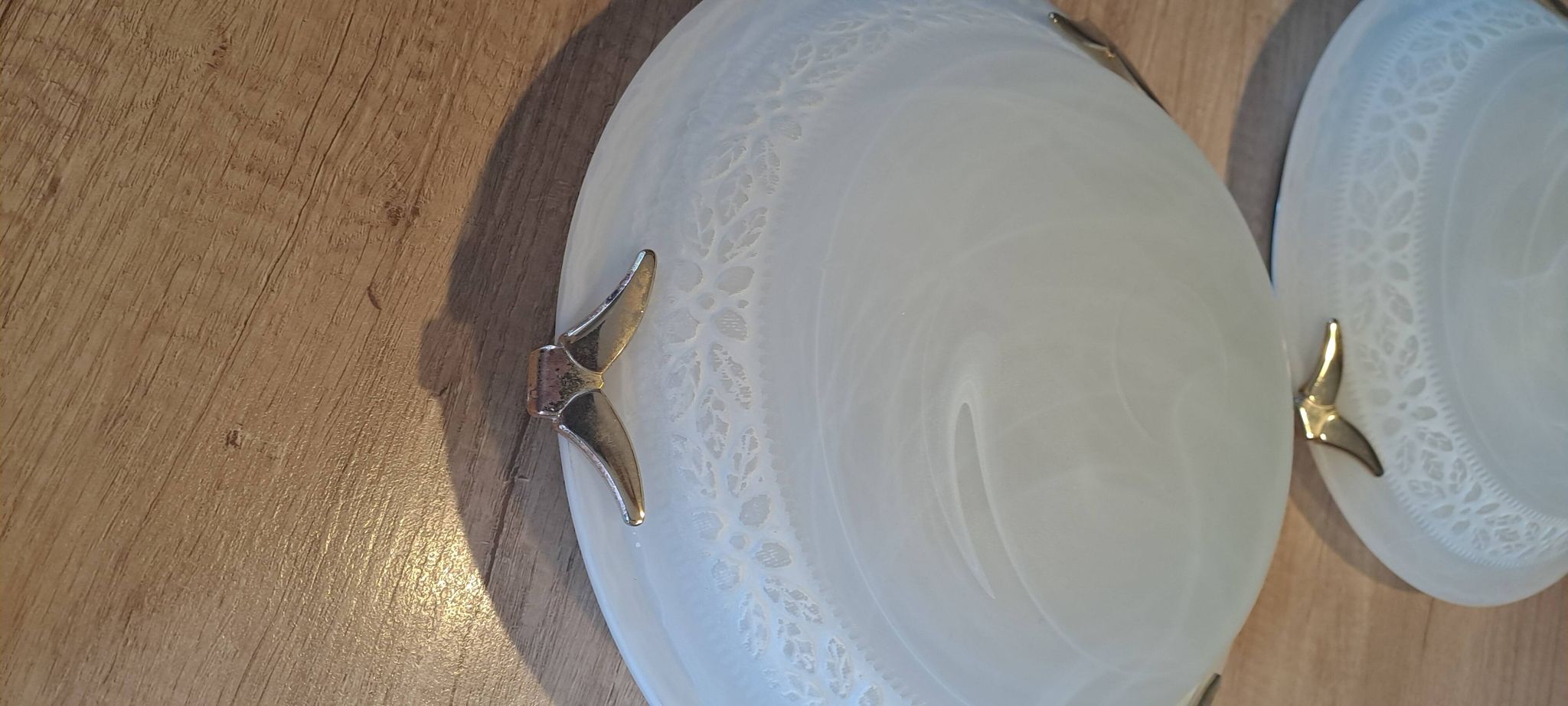 Lot de 2 appliques/plafonniers vintage