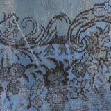 Blue Vintage Oushak Carpet sku 1922