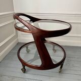 Cesare Lacca rolling coffee table service trolley