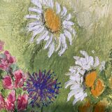 Still life with spring flowers, signed Jafé and dated on the back 1969
