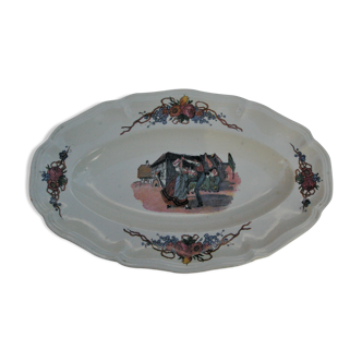 Delight in Sarrguemines Earthenware model Obernai Alsatian Dance