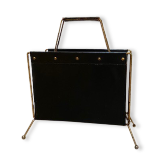 Porte revues cuir