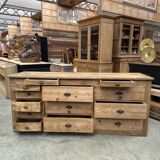 Early 20th century counter in solid oak
