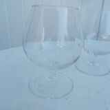 4 verres à cognac Arc France
