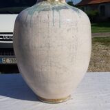 Glazed sandstone jar by François Peyrat
