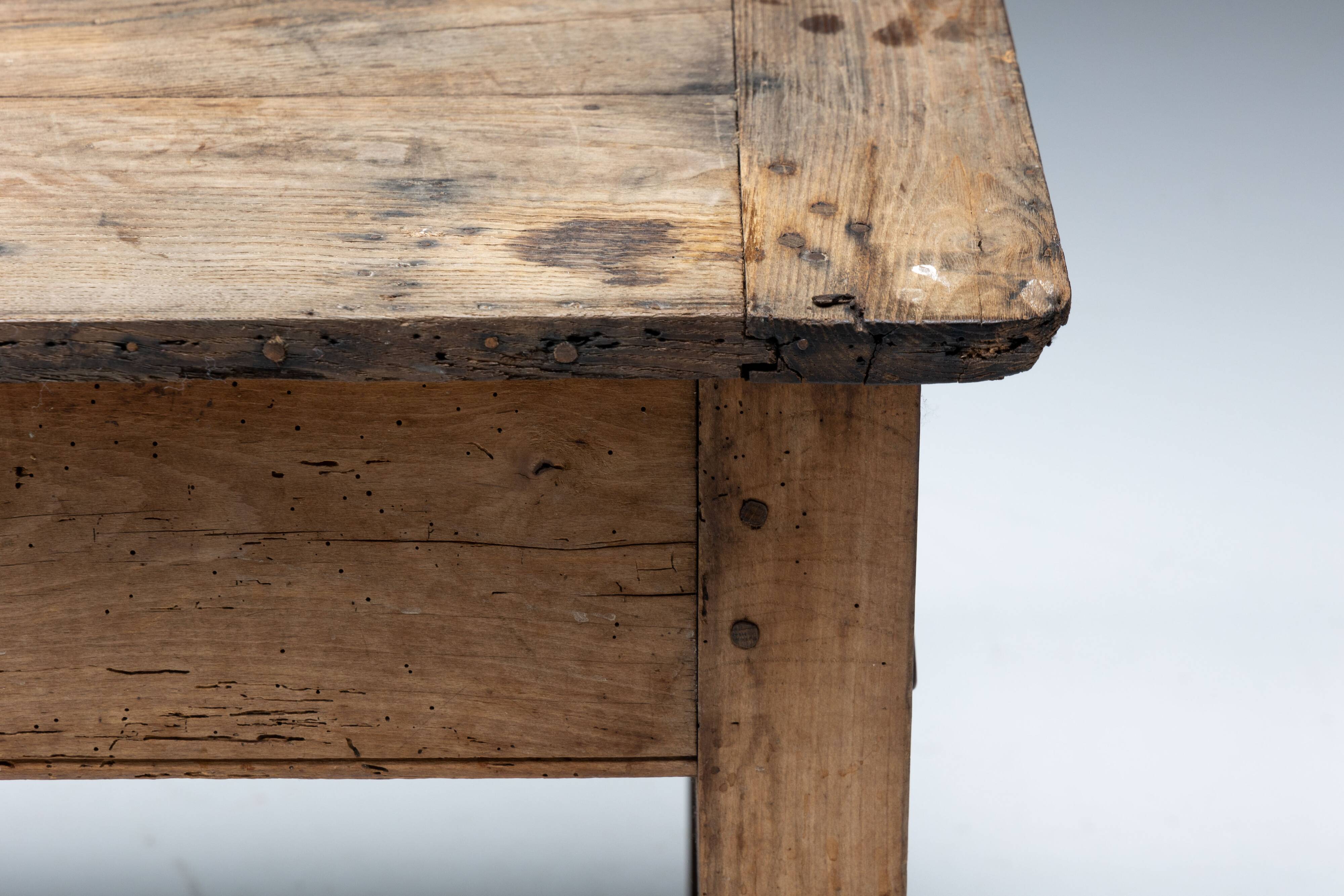 Rural Art Populaire Table, France, 19th Century