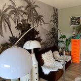 Floor lamp arch foot marble