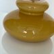 Suspension opaline vintage année 70 jaune moutarde